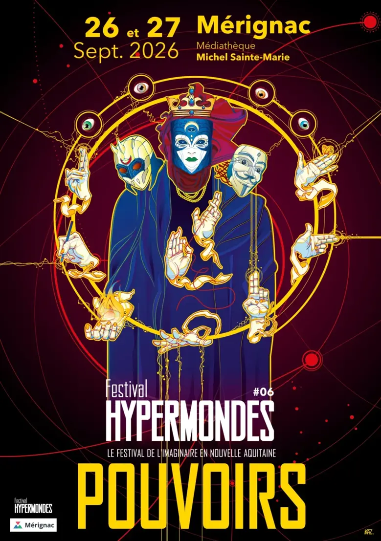 Salon imaginaire 2026 - Affiche officielle Les Hypermondes